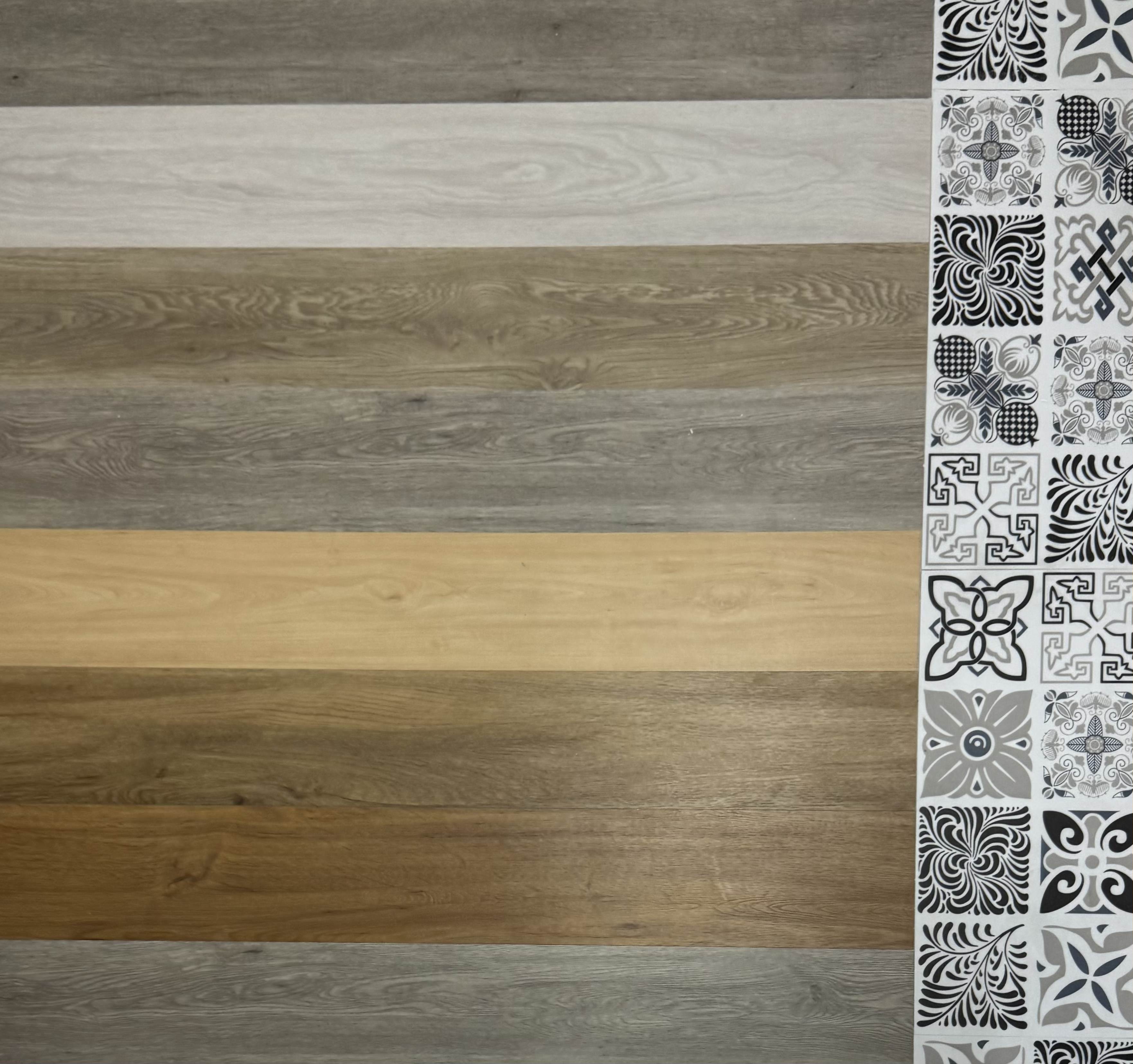 Flooring finish in a premium interior